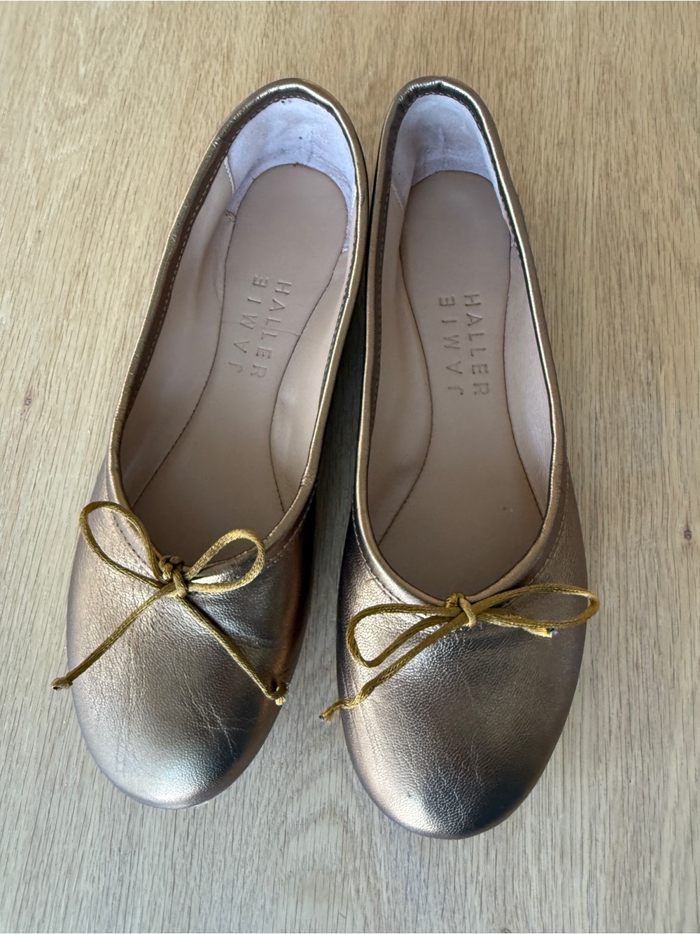 Jamie Haller Ballet Flats in Metallic Bronze - Women